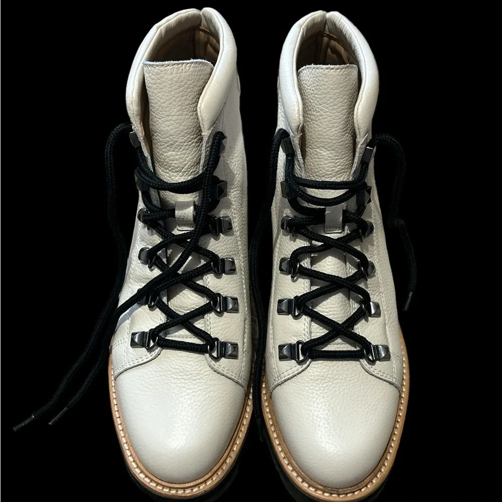 Marc Fisher LTD.
Women's Issy Hiker Boots Size 9.5 Ivory EUC in The box - Picture 2 of 8